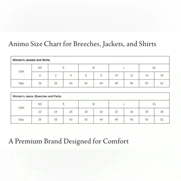 Animo Equestrian Clothing Made In Italy Brown Pants. - Picture 7 of 14